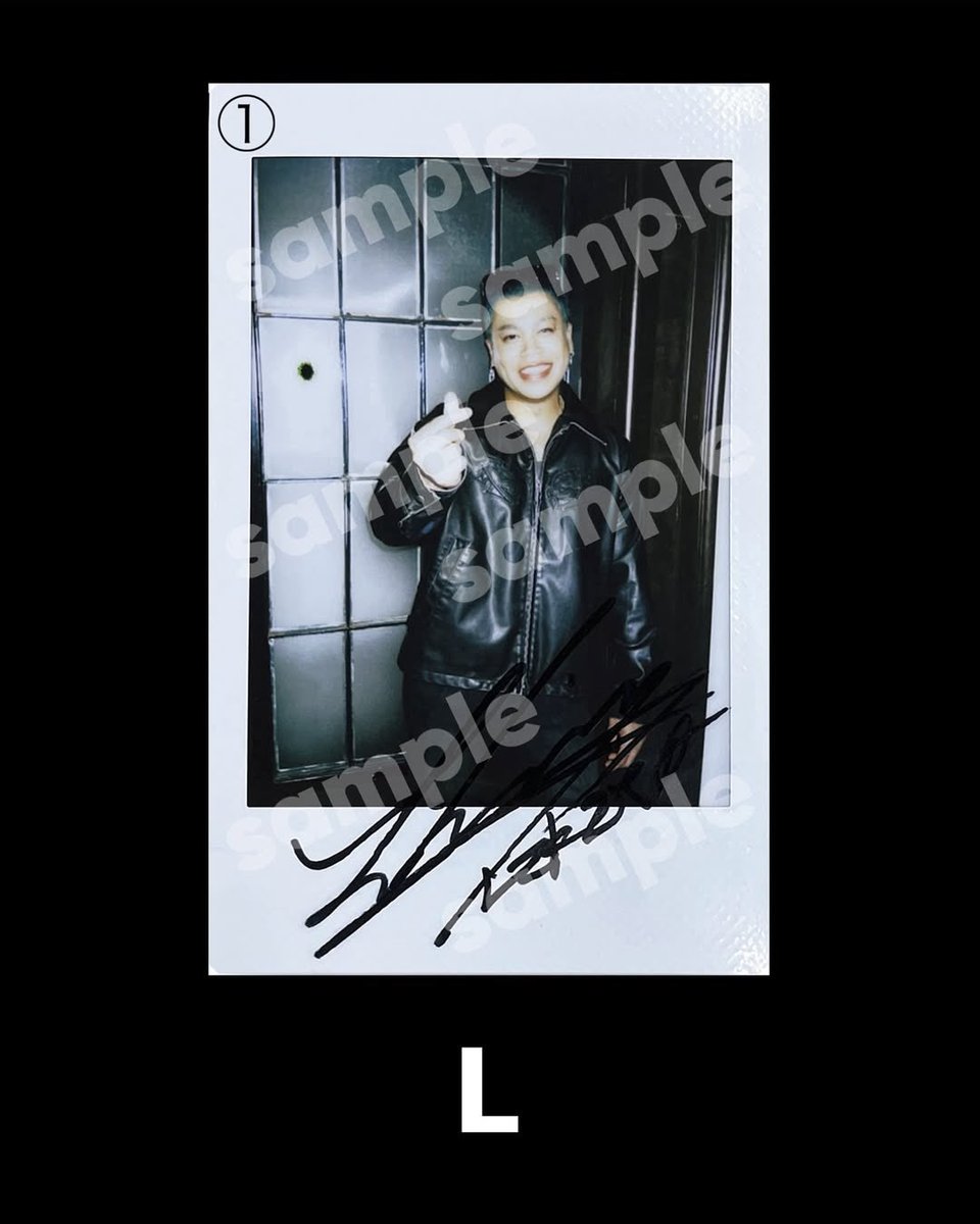 山本彰吾 直筆サイン チェキ THE RAMPAGE 山本彰吾直筆サインチェキ