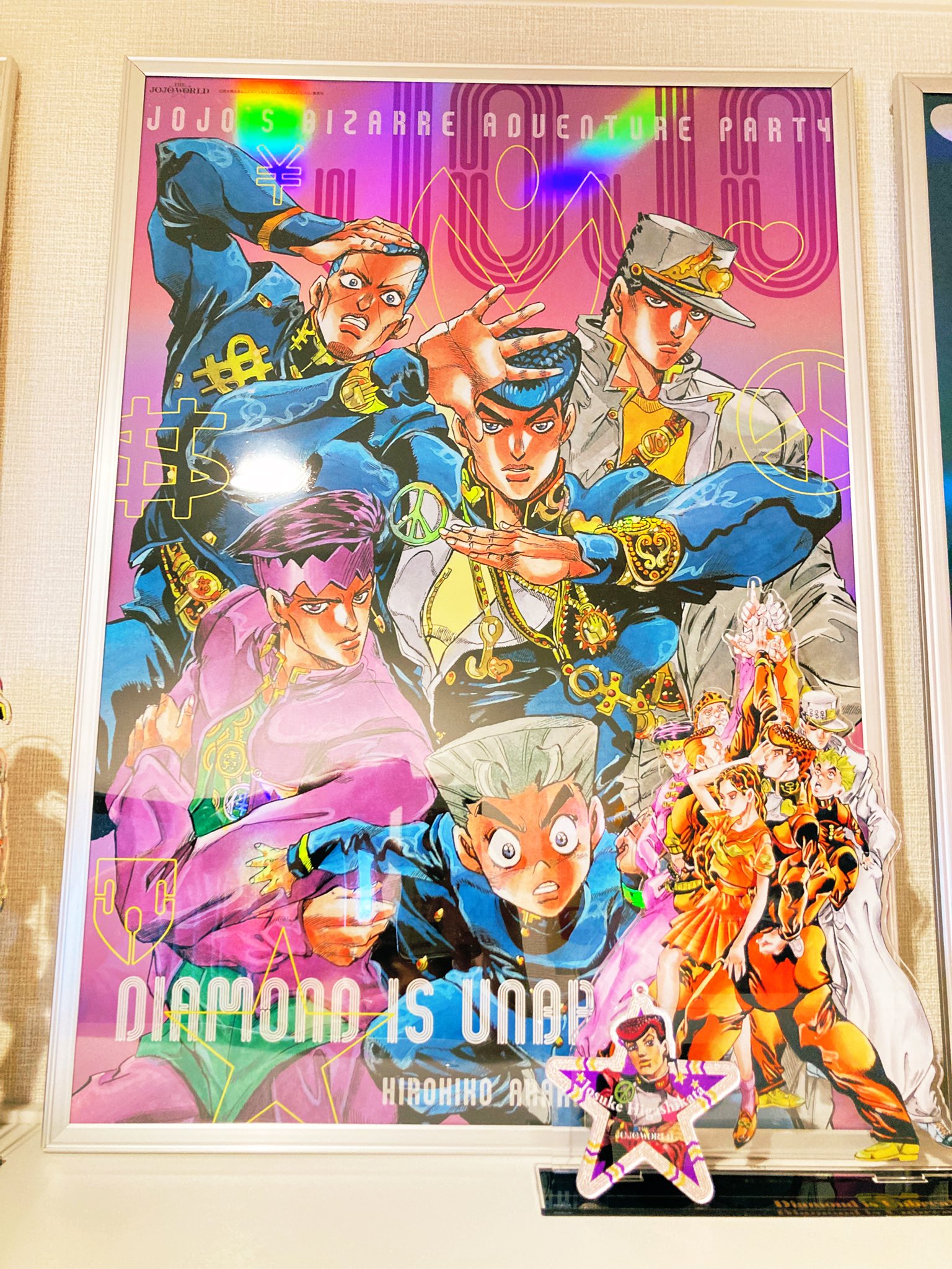 ジョジョワールド オーロラポスター ジョジョの奇妙な冒険 B3 オーロラ