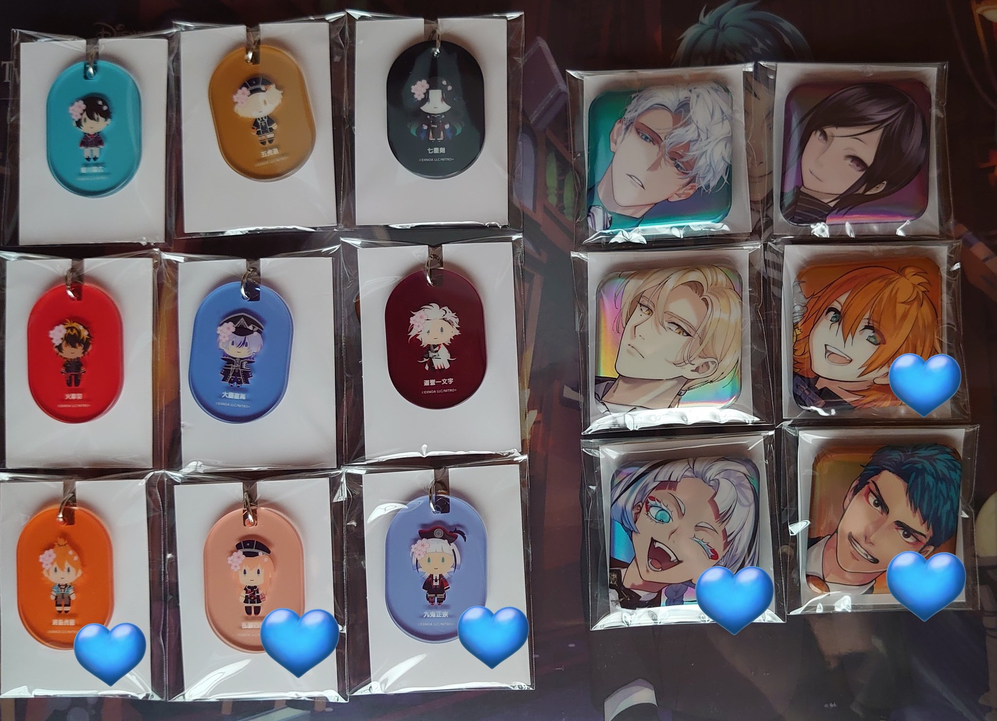 ワールドトリガー ミュージアム ヒュース 缶バッジ キーホルダー 特典