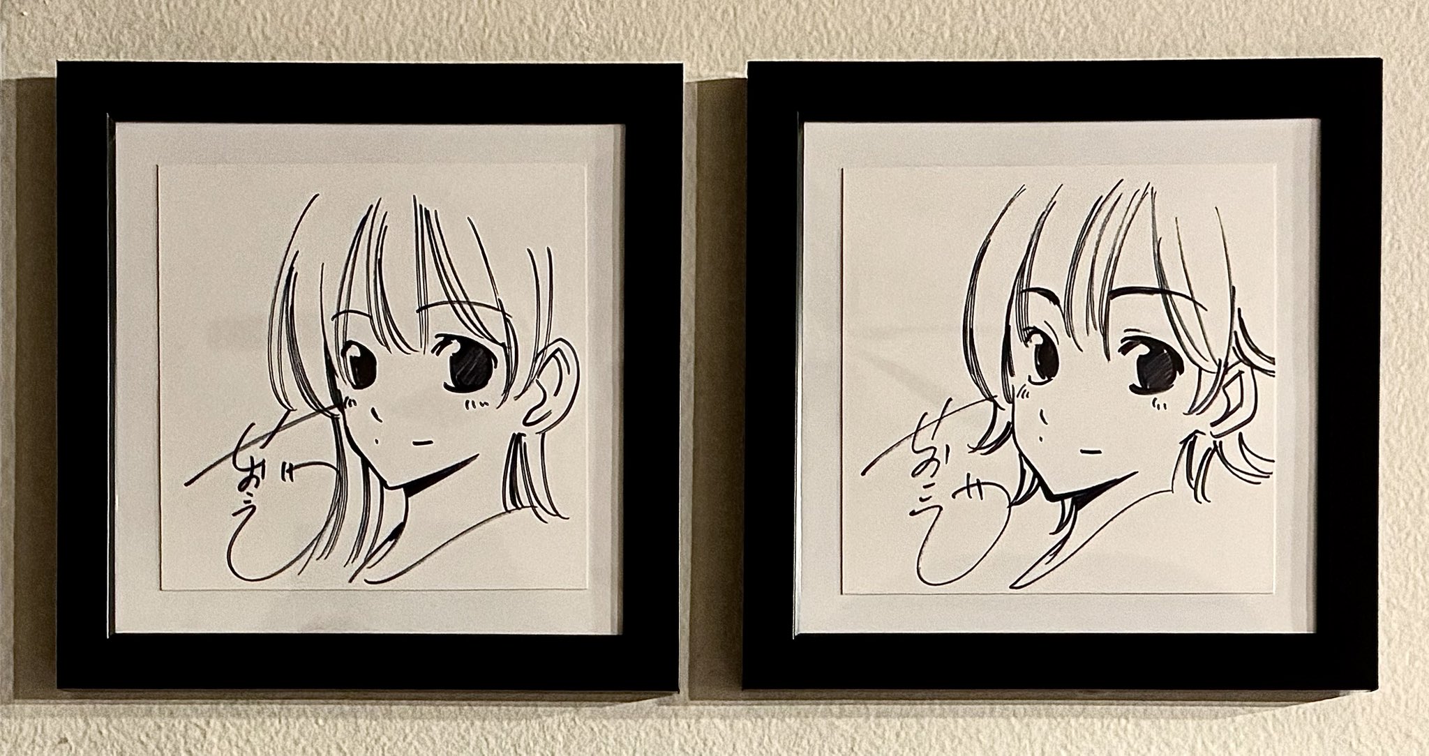 超希少】conix 本人直筆サイン＆イラスト入りメッセージ色紙 レア