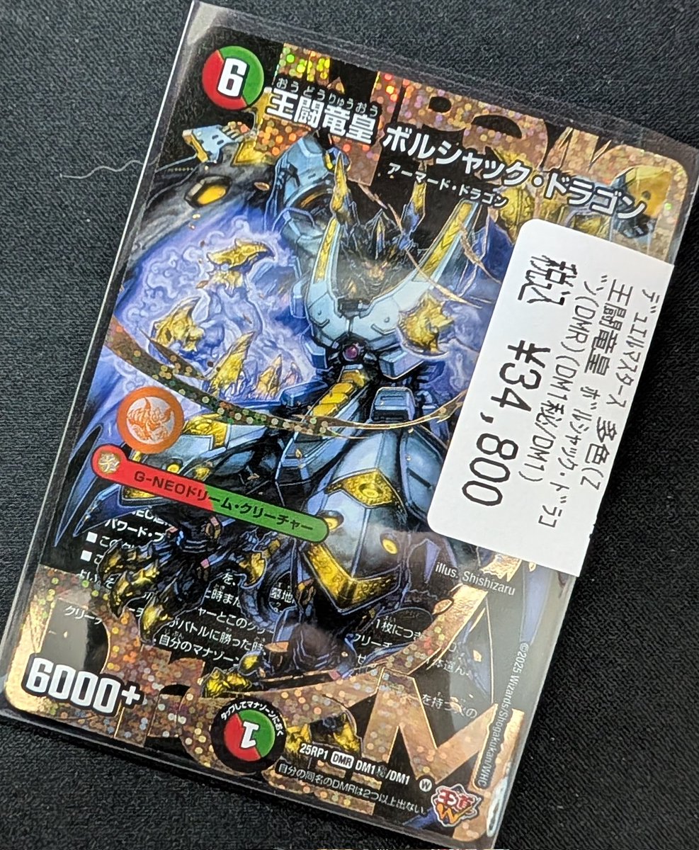 王闘竜皇ボルシャック・ドラゴン 4枚 シク DMR シークレット 王闘竜皇