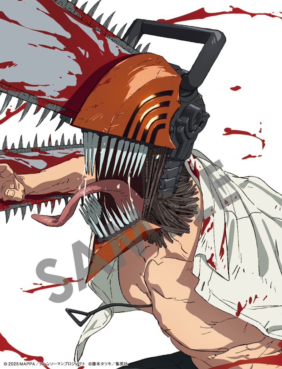 ポスター チェンソーマン展 チェンソーマン デンジ B2 若干潰れ有