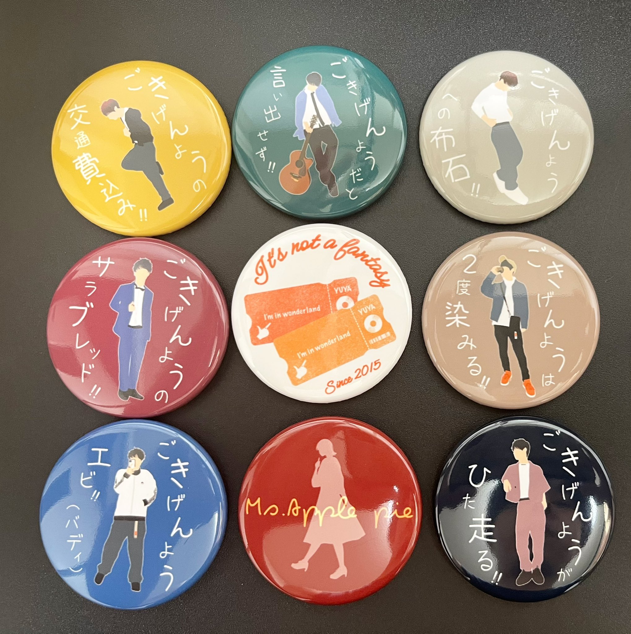 SneakerStep すにすて おさでい 缶バッジ デフォ すにすて おさでい