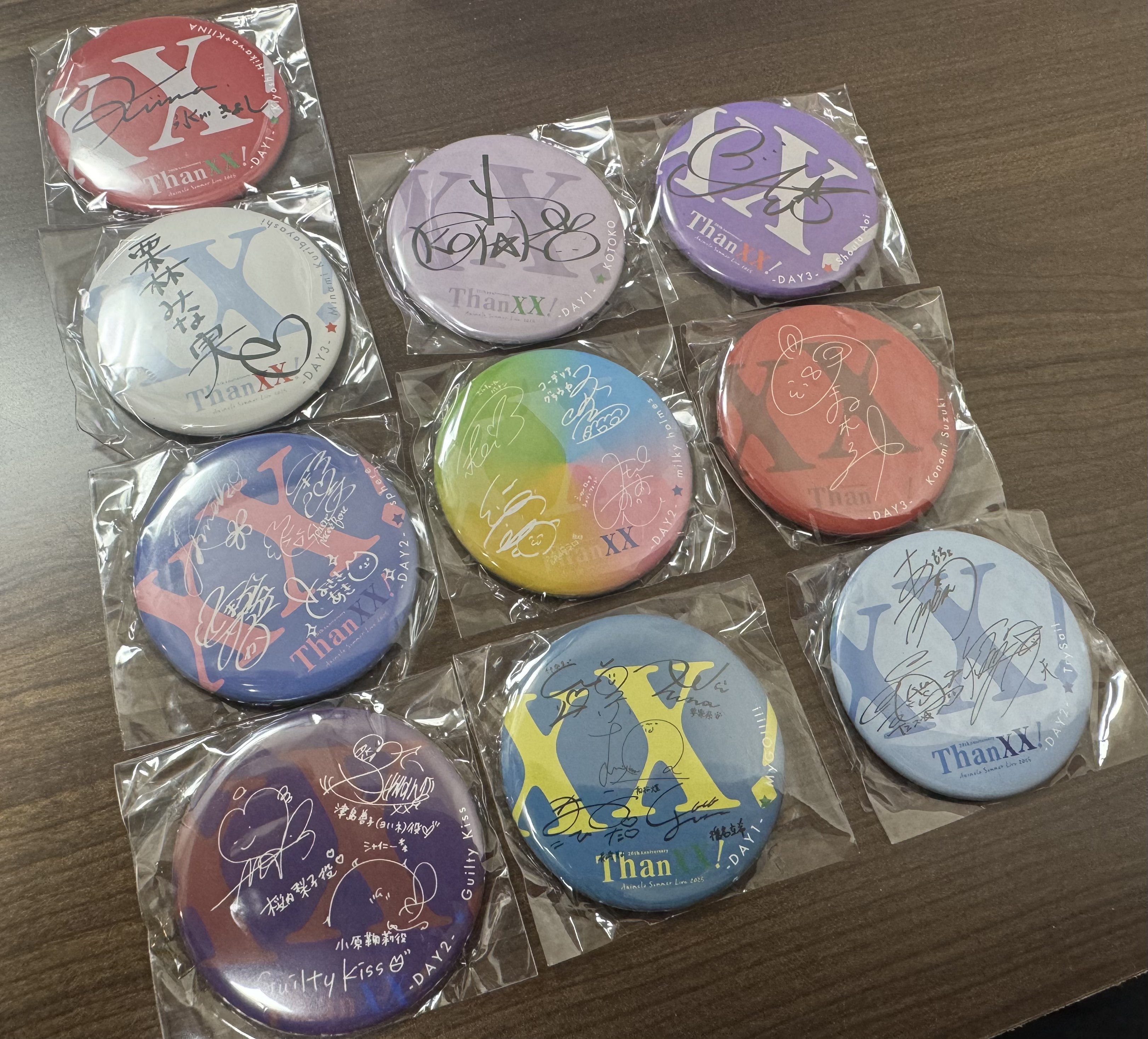 the GazettE ルキ 直筆サイン入り缶バッジ the GazettE ルキ 直筆