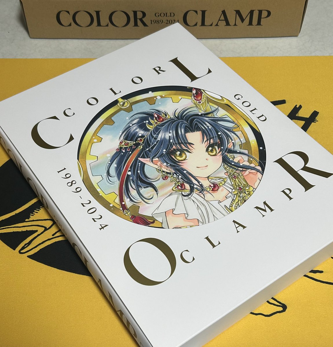 CLAMP展 公式 画集 COLOR GOLD 1989→2024 イラスト集