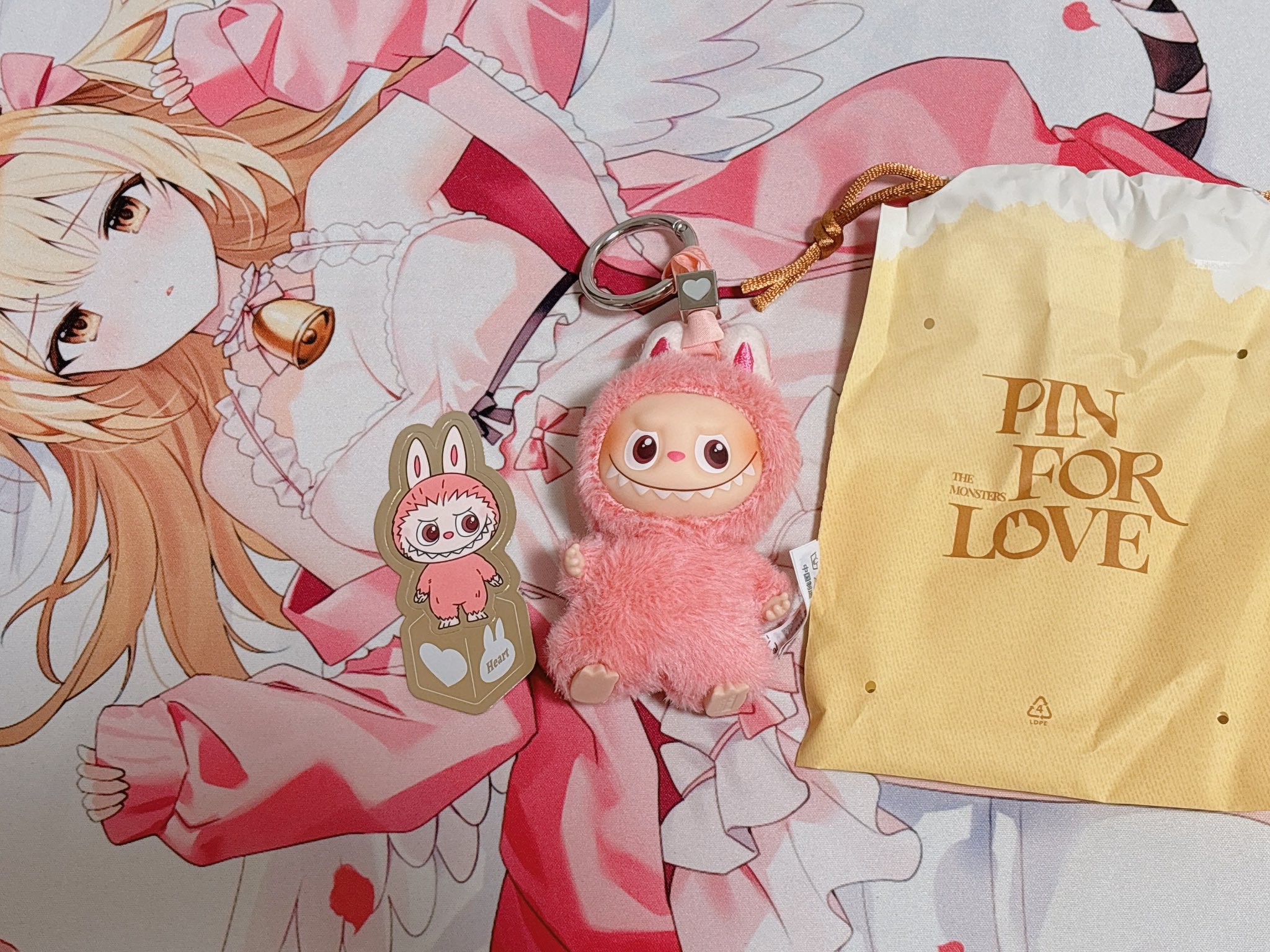 シークレット】 ❤︎ ハート ラブブ イニシャル PIN FOR LOVE PIN FOR