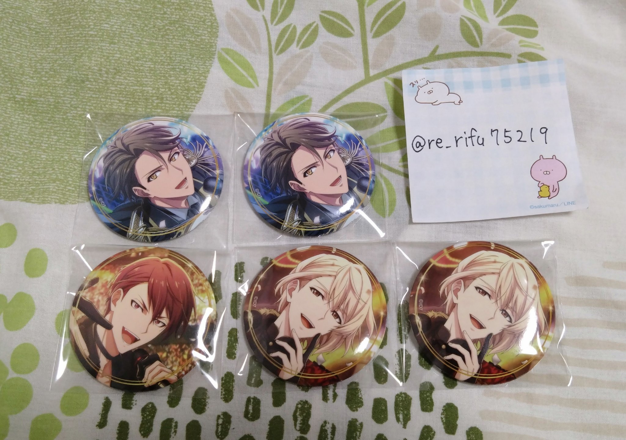 アイナナ アイスタ IDOL STAR LIVE 缶バッジ 四葉環 アイドリッシュ