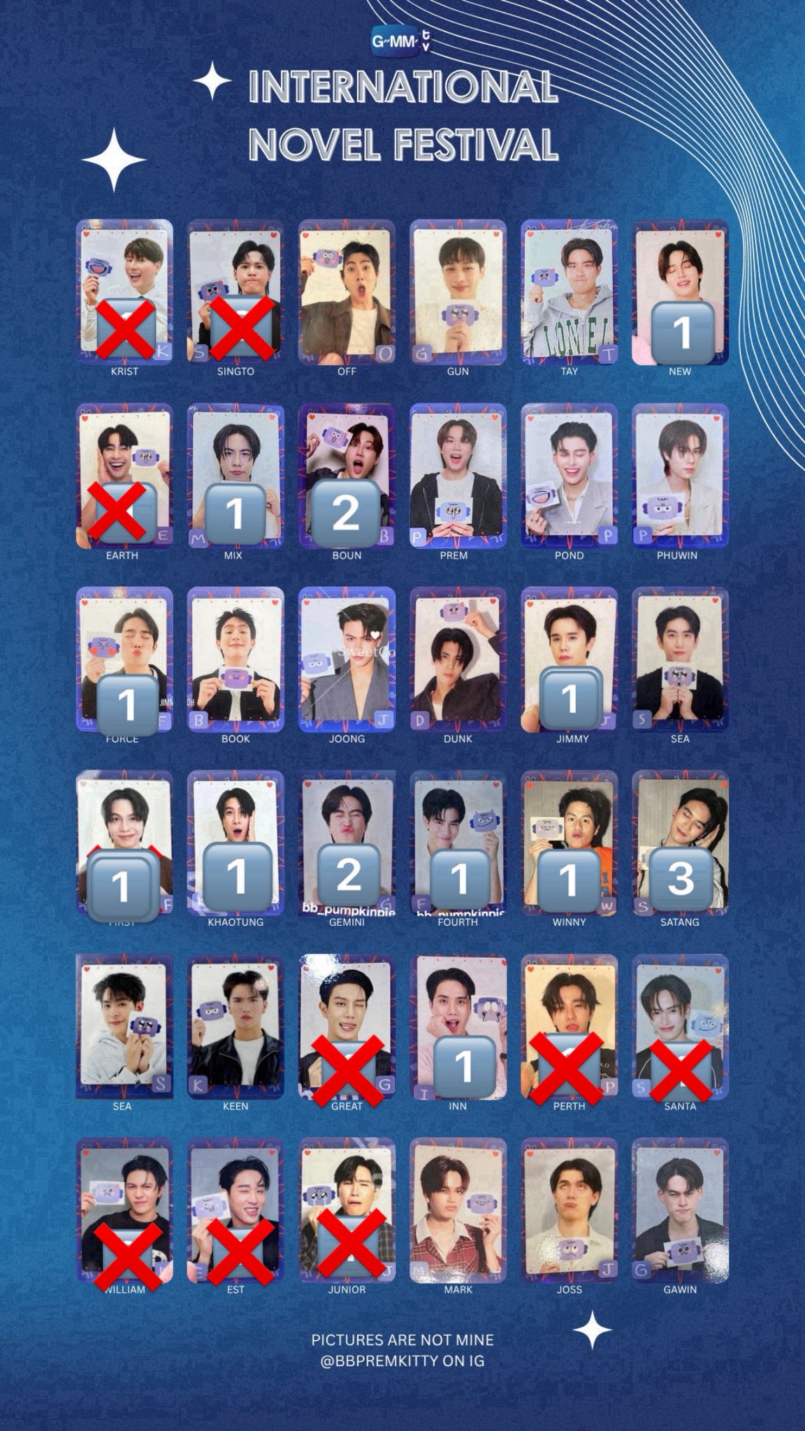 JoongDunk】GMMTV ランダム トレカ シークレット GMMTV ランダムトレカ