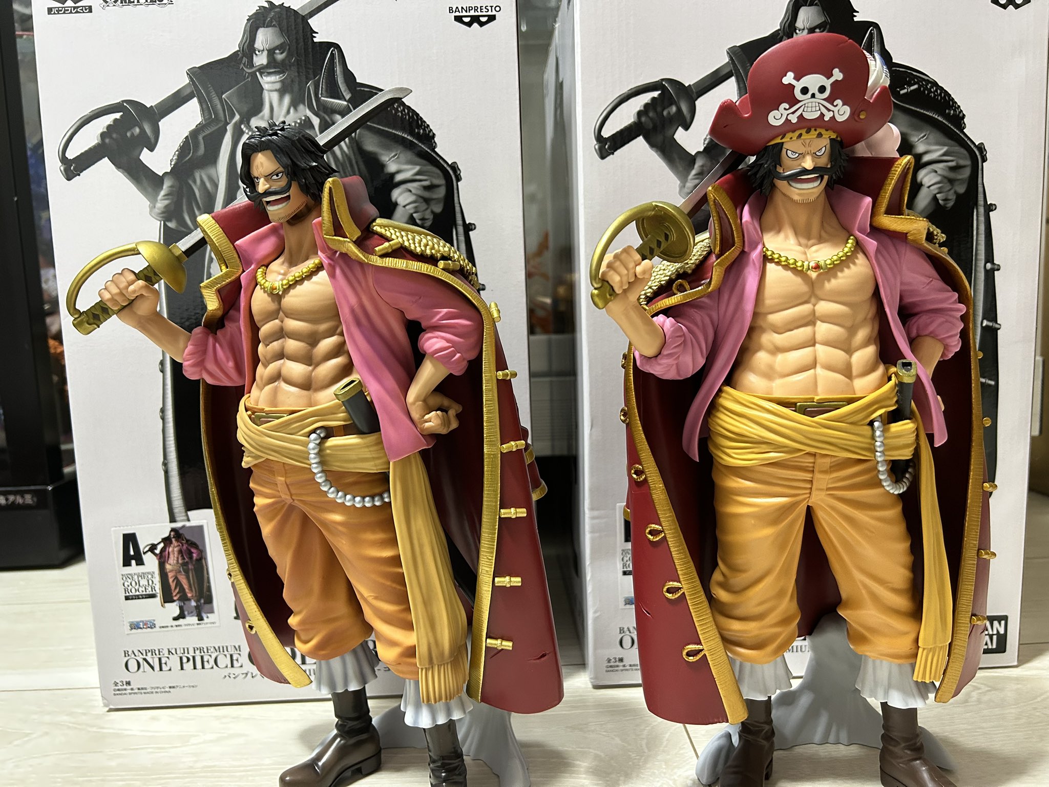 ワンピース バンプレくじ プレミアム ゴール・D・ロジャー A賞B賞