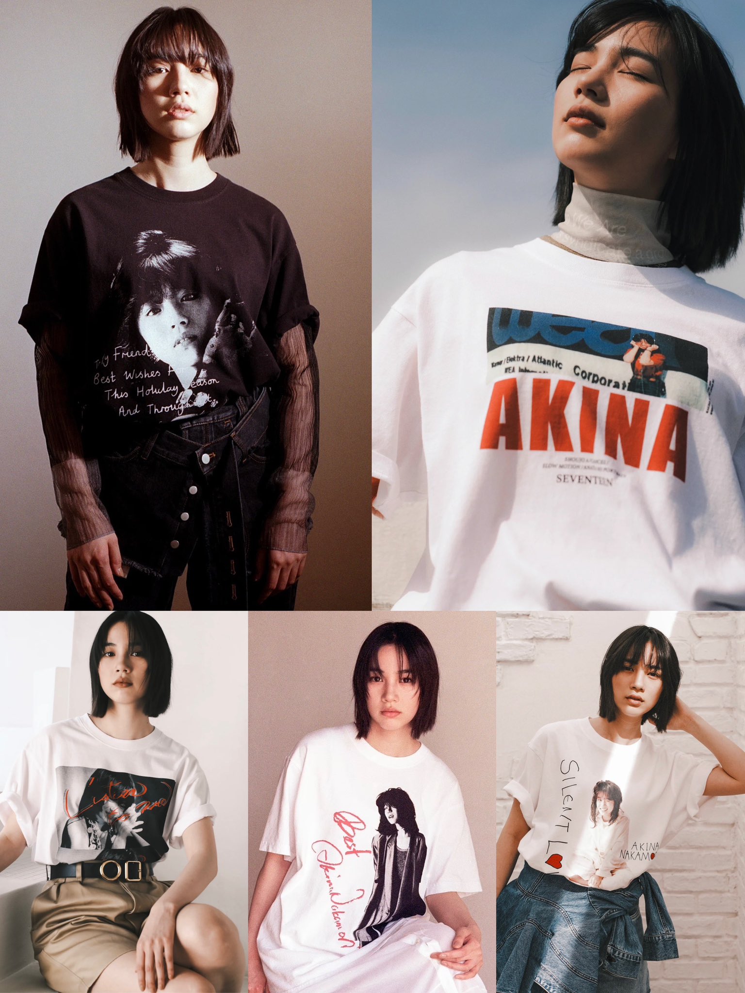 中森明菜さんのFC限定Tシャツ