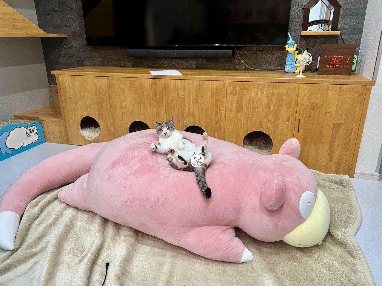 未開封】ヤドン等身大ぬいぐるみ ポケモン ぬいぐるみ 等身大ヤドン 未