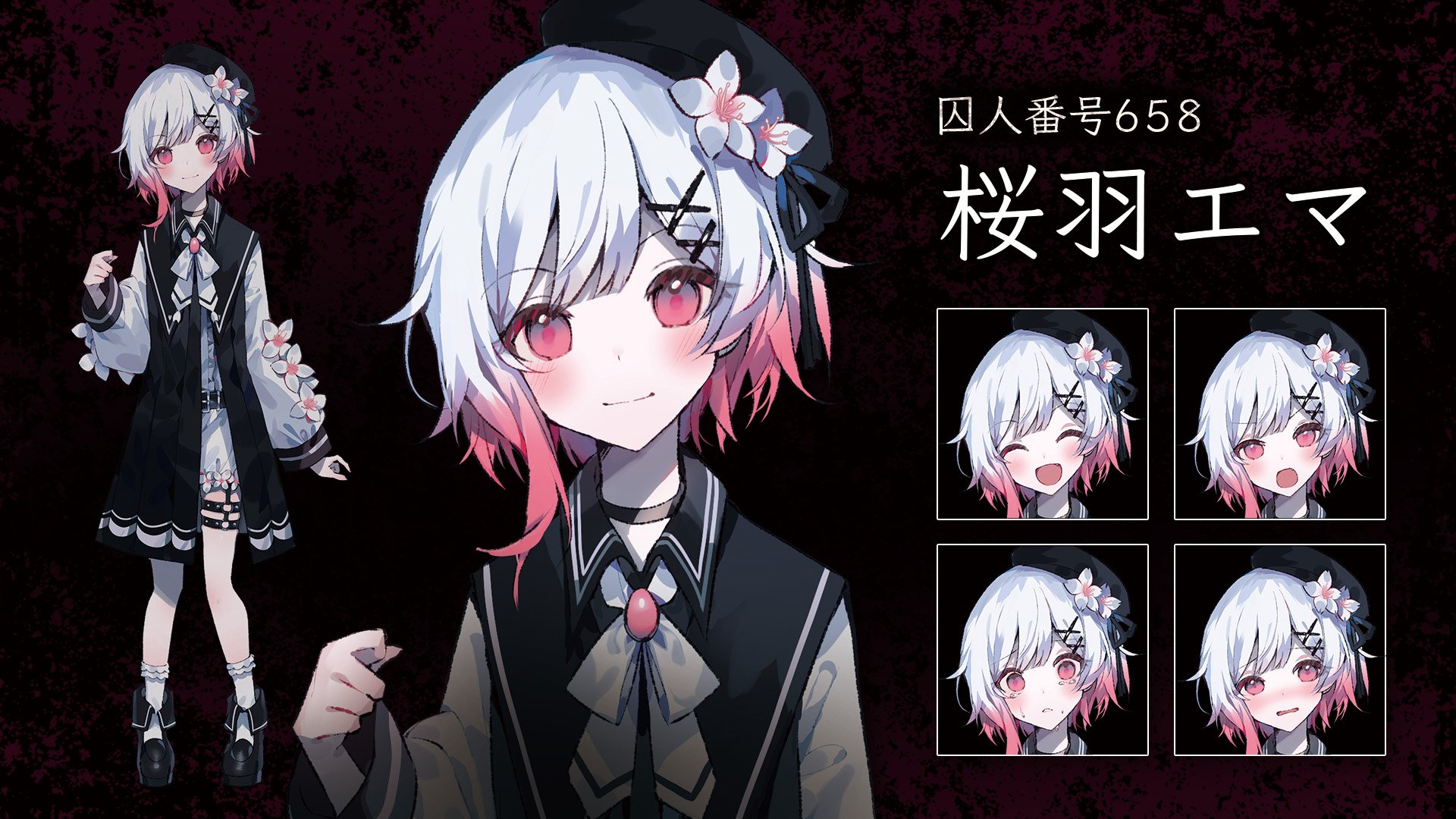 魔法少女ノ魔女裁判 桜羽エマ マウスパッド 魔法少女ノ魔女裁判 ま