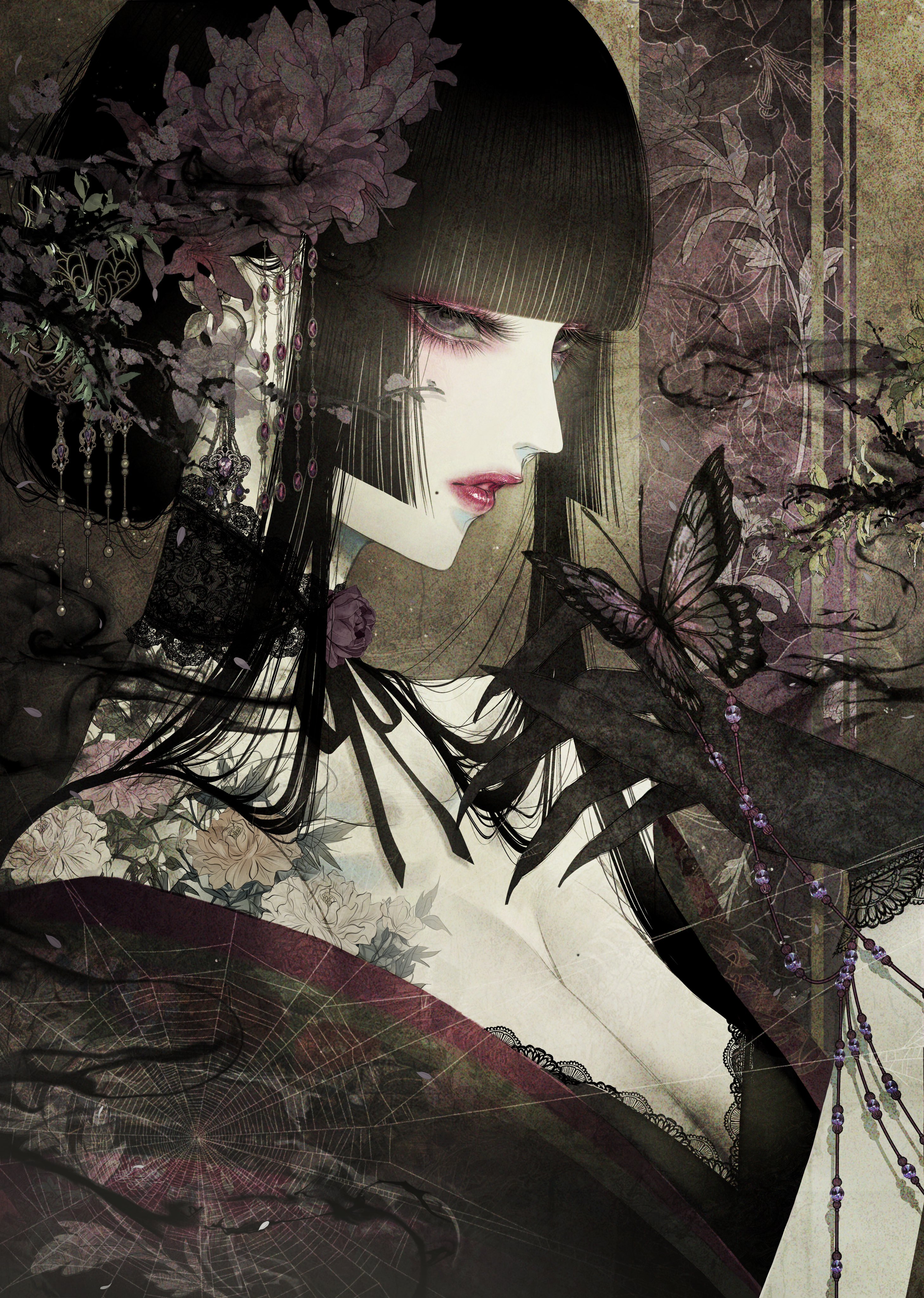 ニボシページ】皐月恵 版画『永劫の庭』 ニボシページ】皐月恵 版画