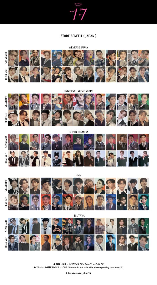 SEVENTEEN トレカ SEVENTEEN BEST ALBUM [17 IS RIGHT HERE] ◇ STORE
