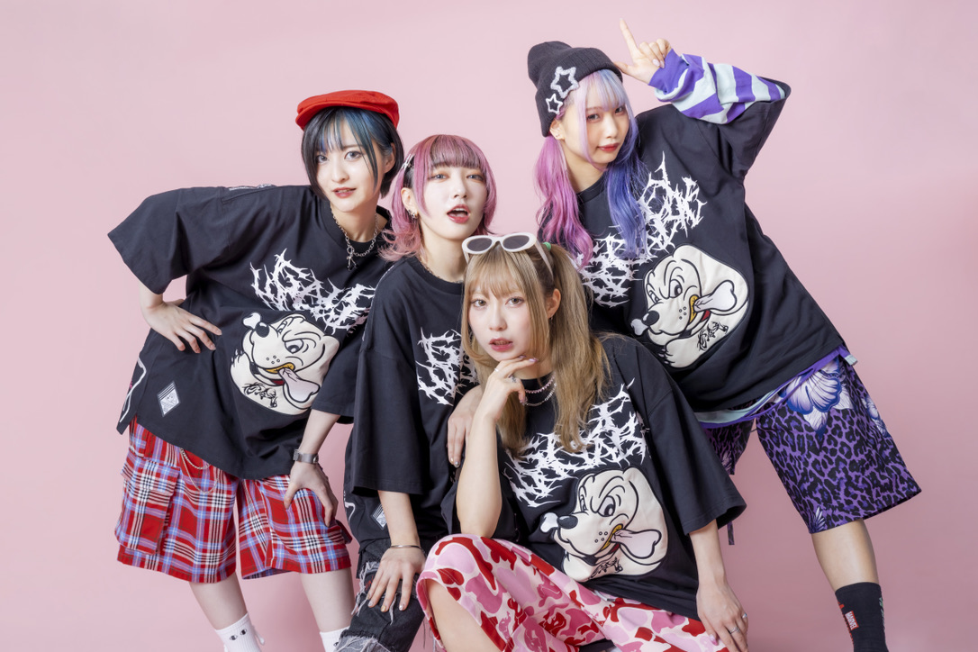 花冷え。春の大開放祭 2025 GALFY コラボTシャツ 大型犬(XL) 花冷え