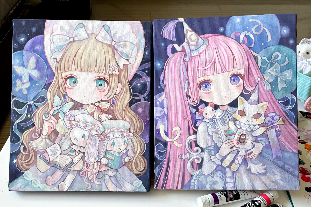 城咲ロンドン 原画 アクリル画【真作】 【公式通販】