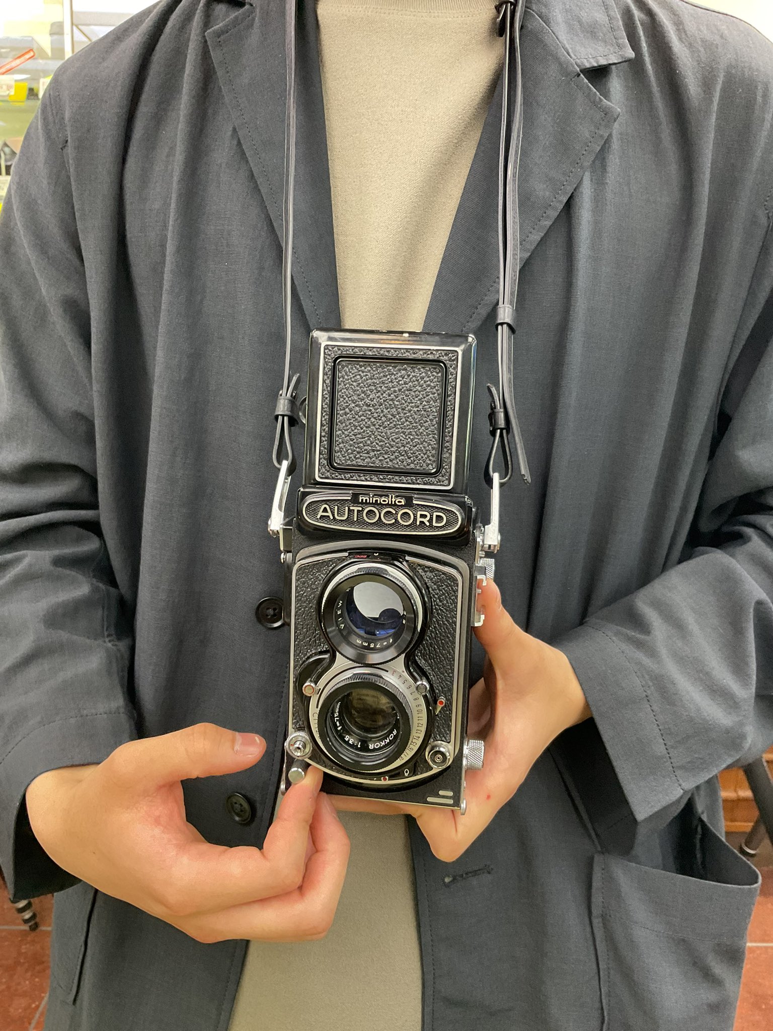 分解清掃、動作確認済】ミノルタ オートコード 二眼レフカメラ 中判