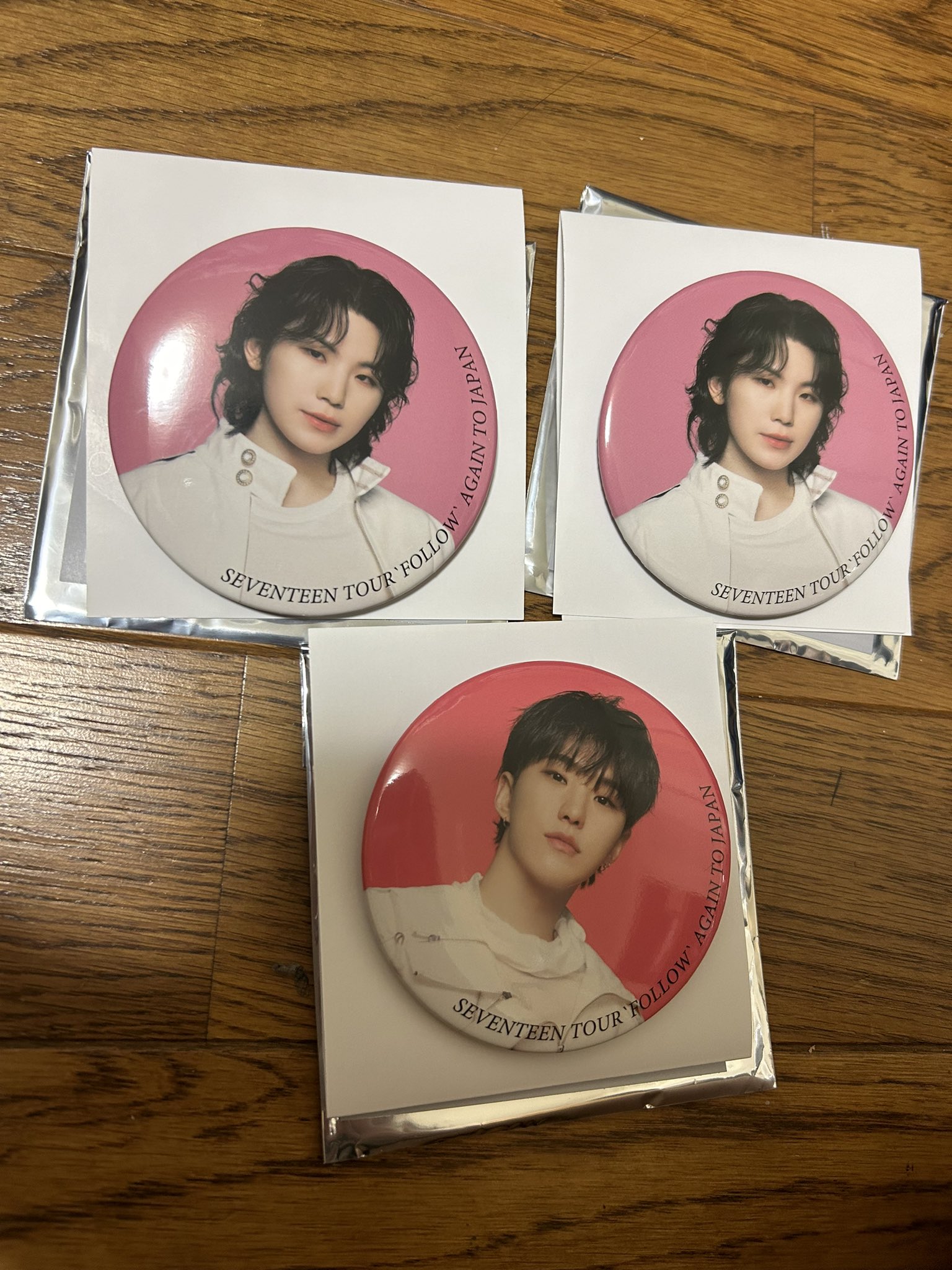 SEVENTEEN セブチ FOLLOW AGAIN ジュン 缶バッジ SEVENTEEN TOUR