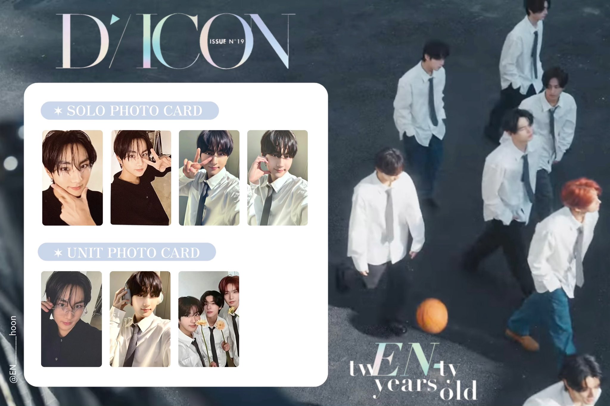 ENHYPEN ジョンウォン DICON グッズ セット トレカ センイル ENHYPEN