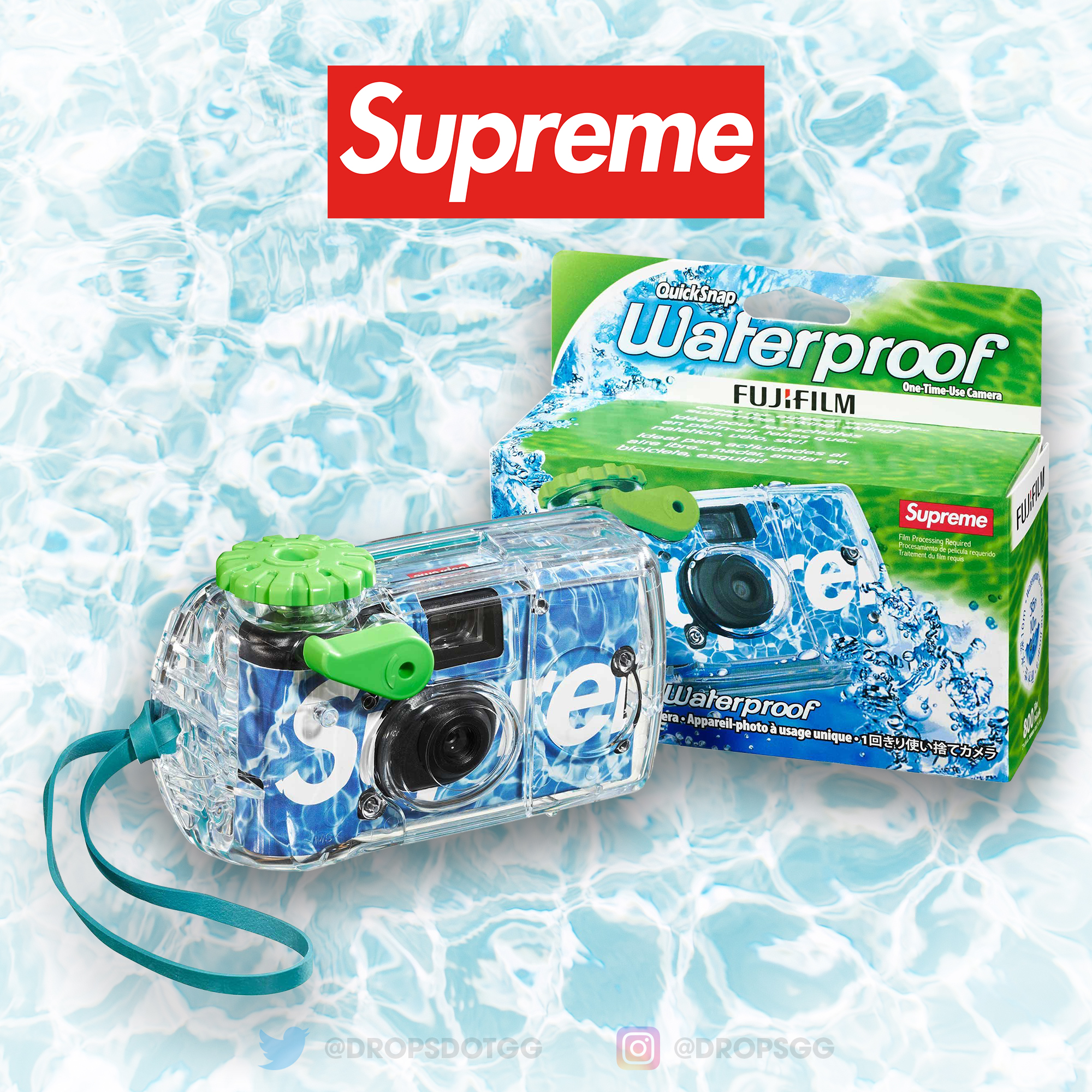 Supreme FujiFilm Waterproof Camera 使い捨て 【公式通販】