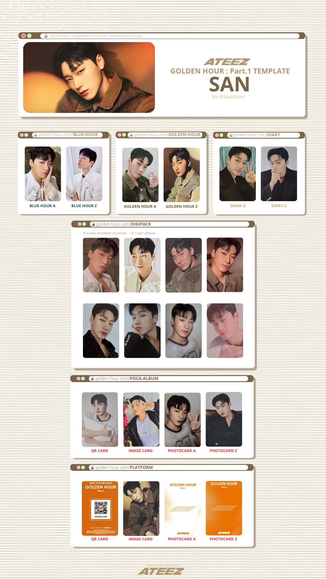 ATEEZサン トレカ ATEEZ - ATEEZ サン トレカ ALL TO ACTION 日本 限定