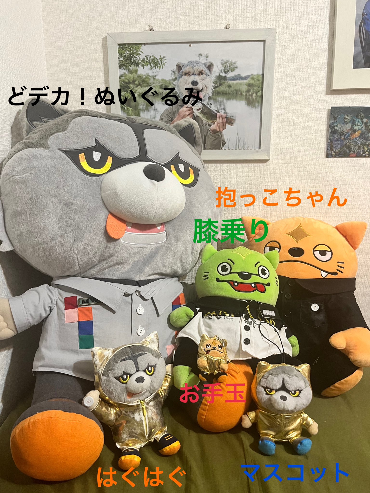はぐはぐマンウィズ ぬいぐるみ MAN WITH A MISSION はぐはぐ