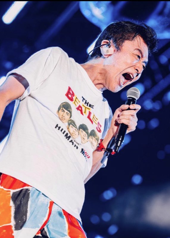 サザン 茅ヶ崎ライブ 桑田佳祐着 コムデギャルソン ビートル