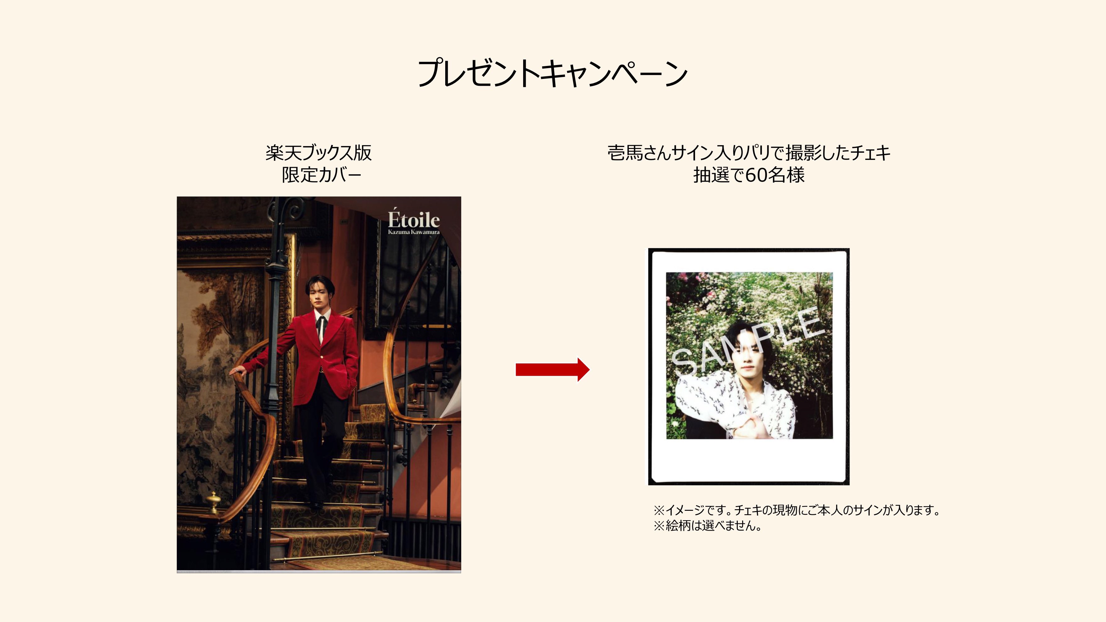 川村壱馬 写真集 Etoile 応募特典 当選 最終価格B賞 証明写真カード