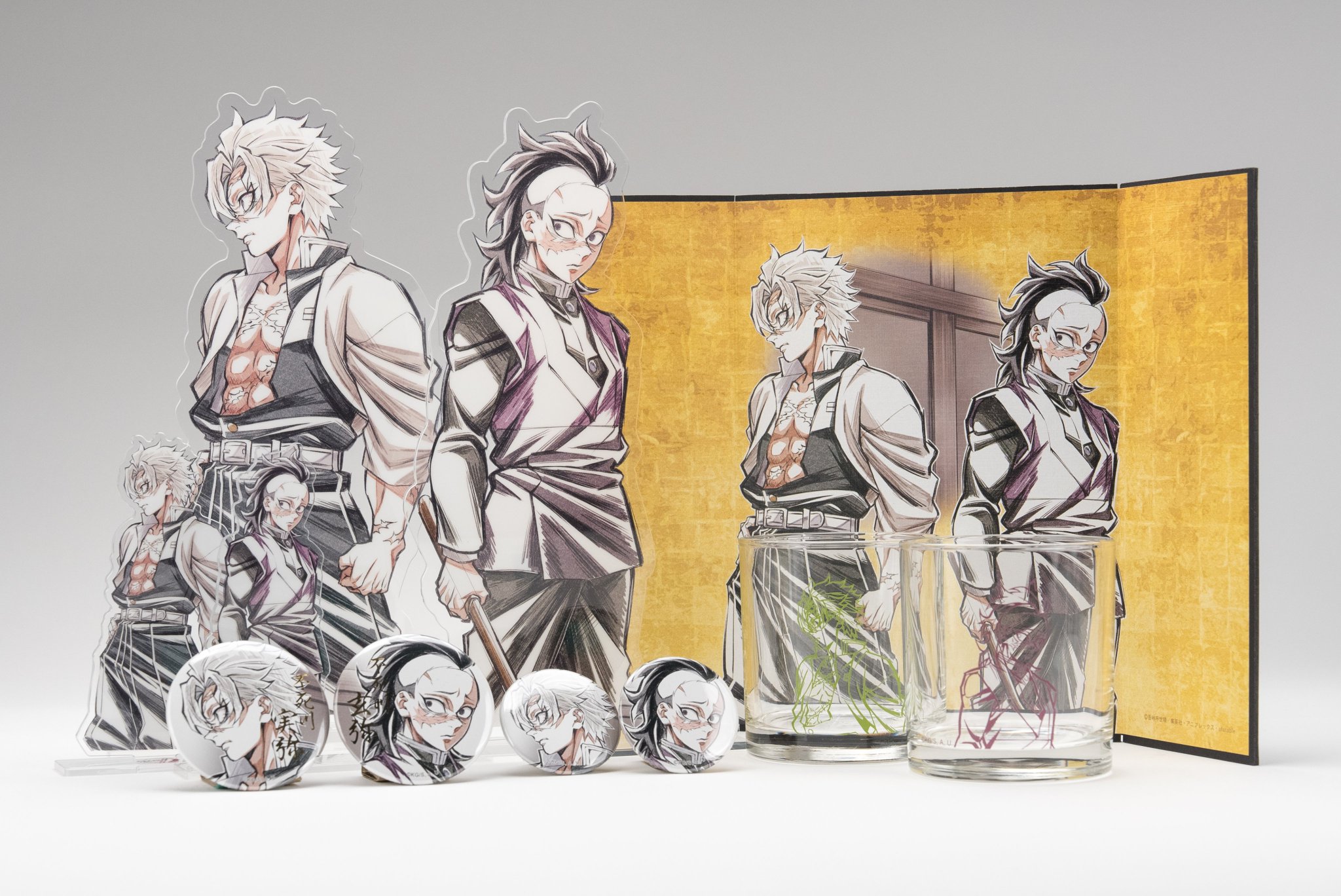 鬼滅の刃 不死川実弥 Webshopくじ 柱描き下ろし 缶バッジ 44mm 鬼滅の