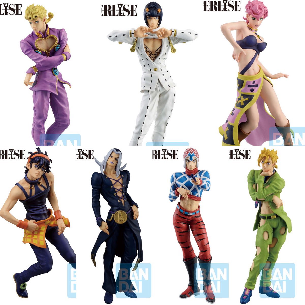 一番くじ ジョジョワールド ジョジョの奇妙な冒険 フィギュアB C D E