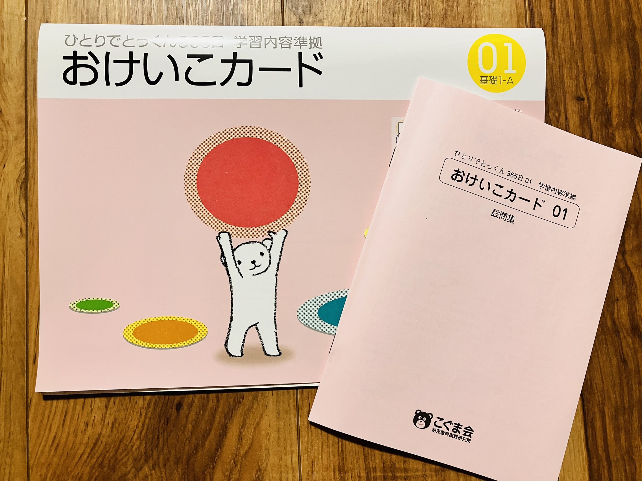 こぐま会ひとりでとっくん365日 おけいこカード1〜12 ひとりでとっくん
