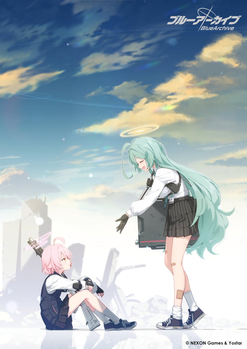 ブルーアーカイブ ブルアカ 額装イラスト「夢が残した足跡」(箔加工