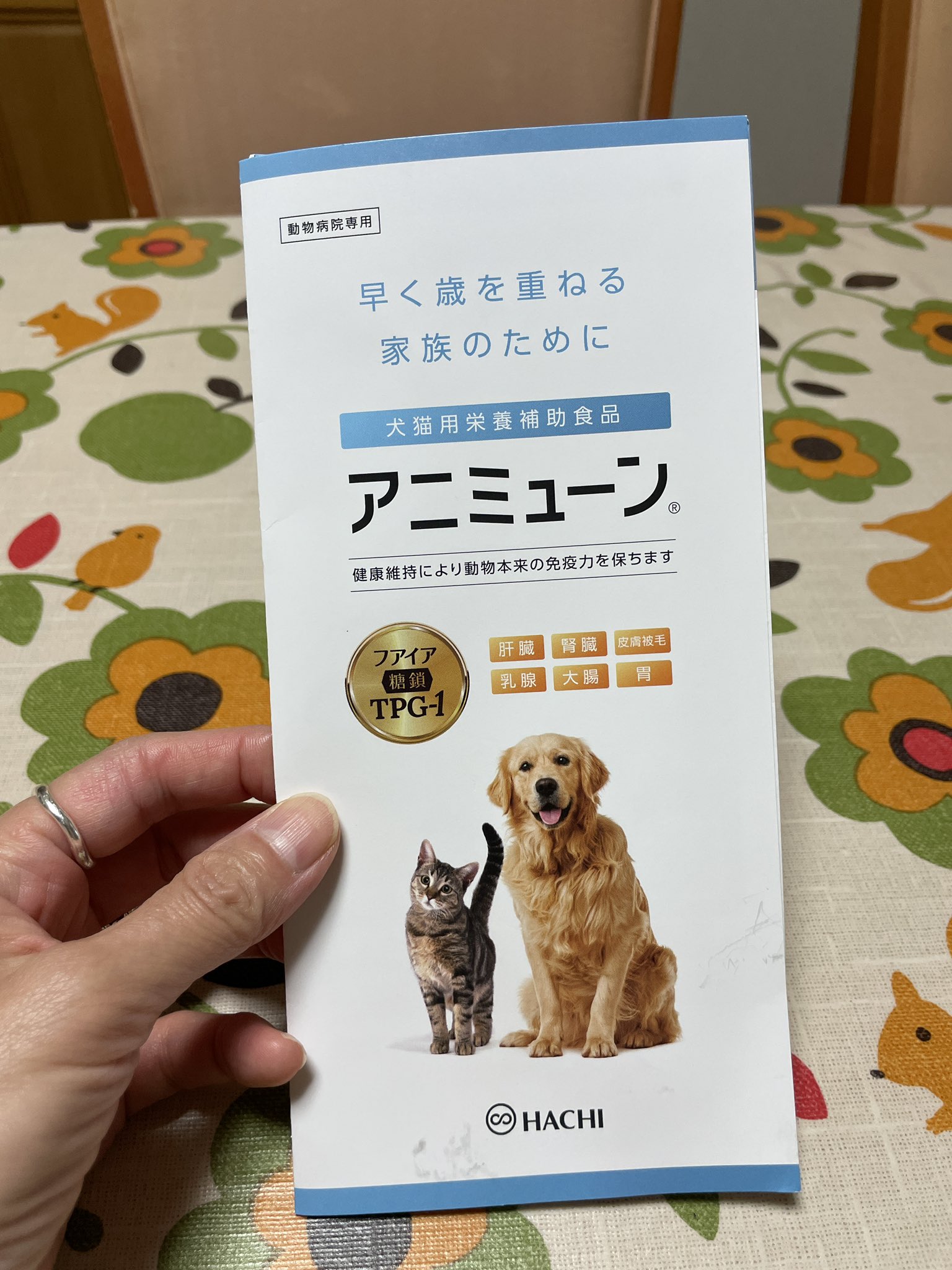 動物病院専用品・犬猫用栄養補助食品］ アニミューン 14g HACHI 5個