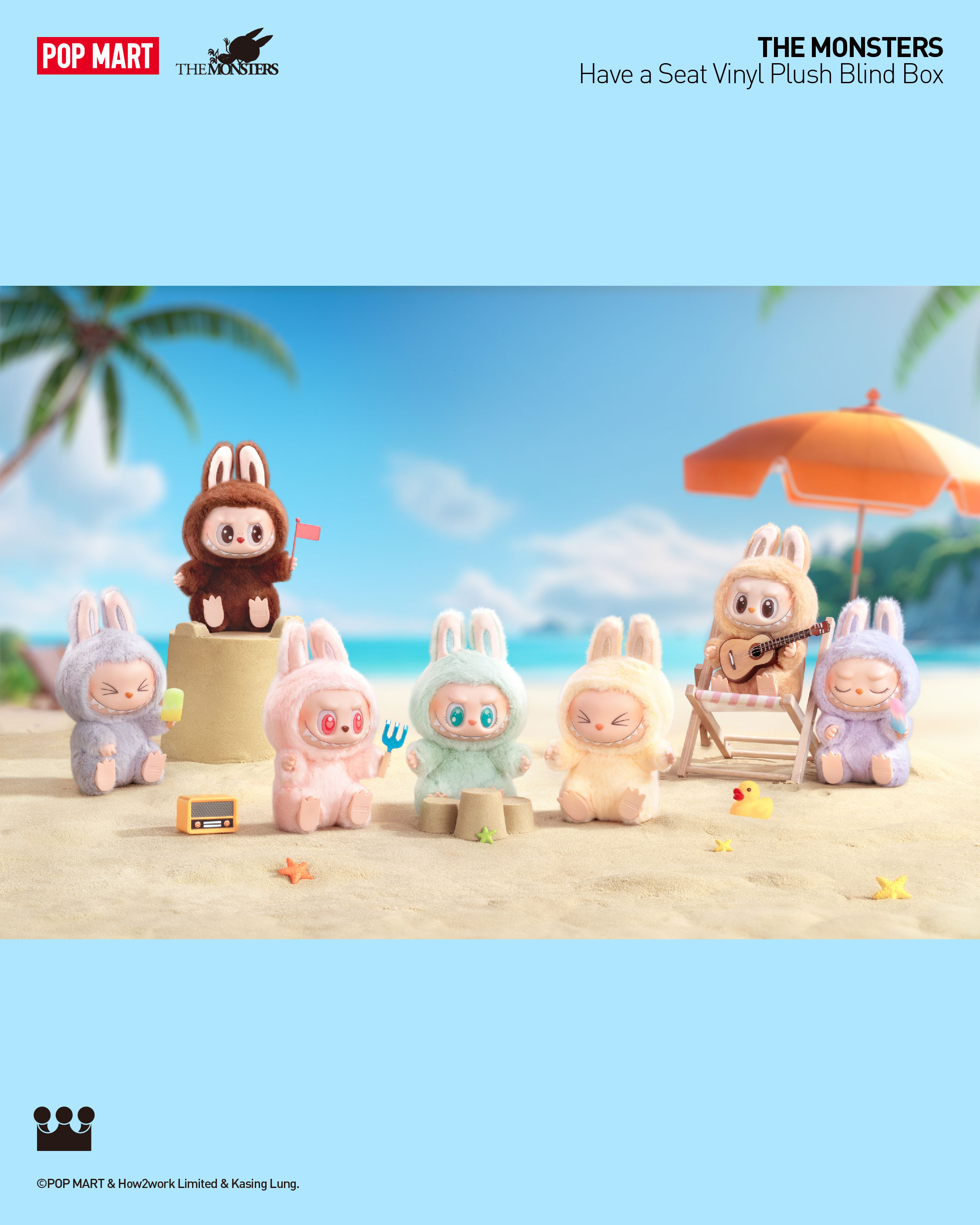 popmart ラブブ THE 割引 MONSTERS ぬいぐるみ2種セット POPMART