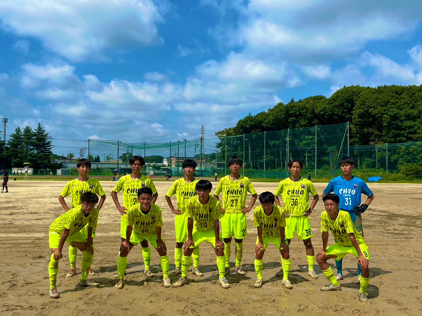 中央学院サッカージャージ