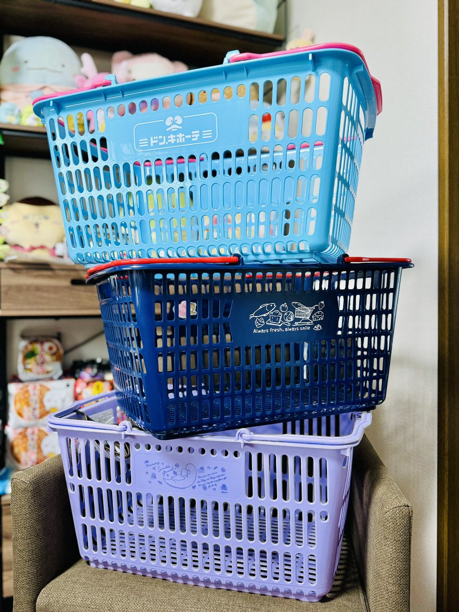 仕事終わりにドンキ行こうとしたら🚙に マイバスケット積み忘れてて