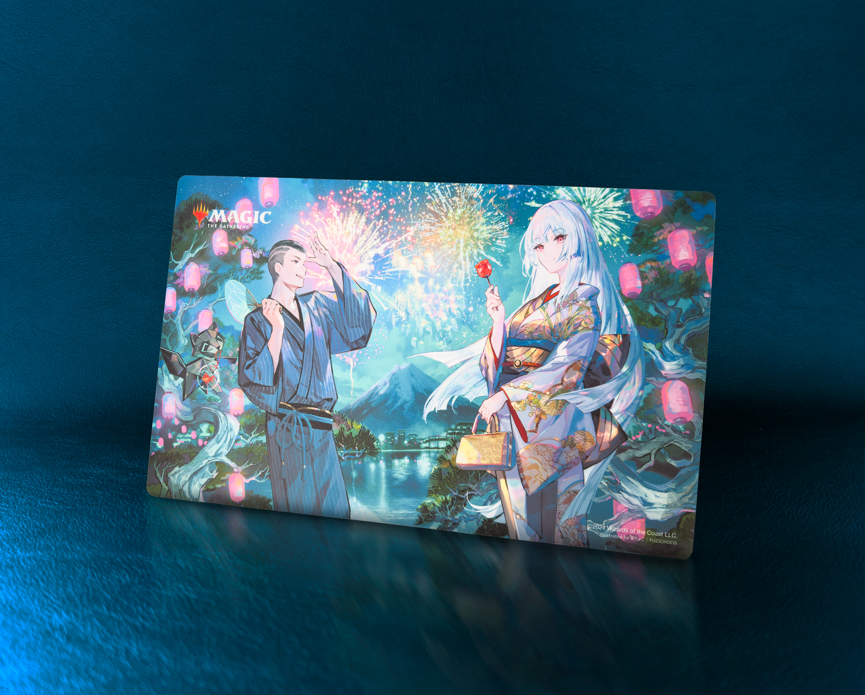 MTG 放浪皇のお花見 ナーセット プレイマット 藤ちょこ mtg 放浪皇のお