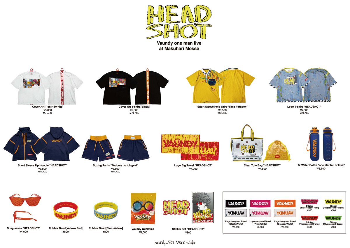 vaundy 大阪ライブハウス 限定グッズ vaundy ライブハウス 限定グッズ
