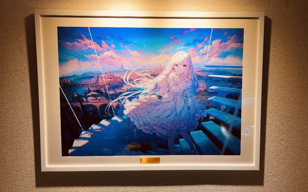 絵師100人展 14 藤ちょこ 「この広い世界で私だけの輝きを」 複製原画