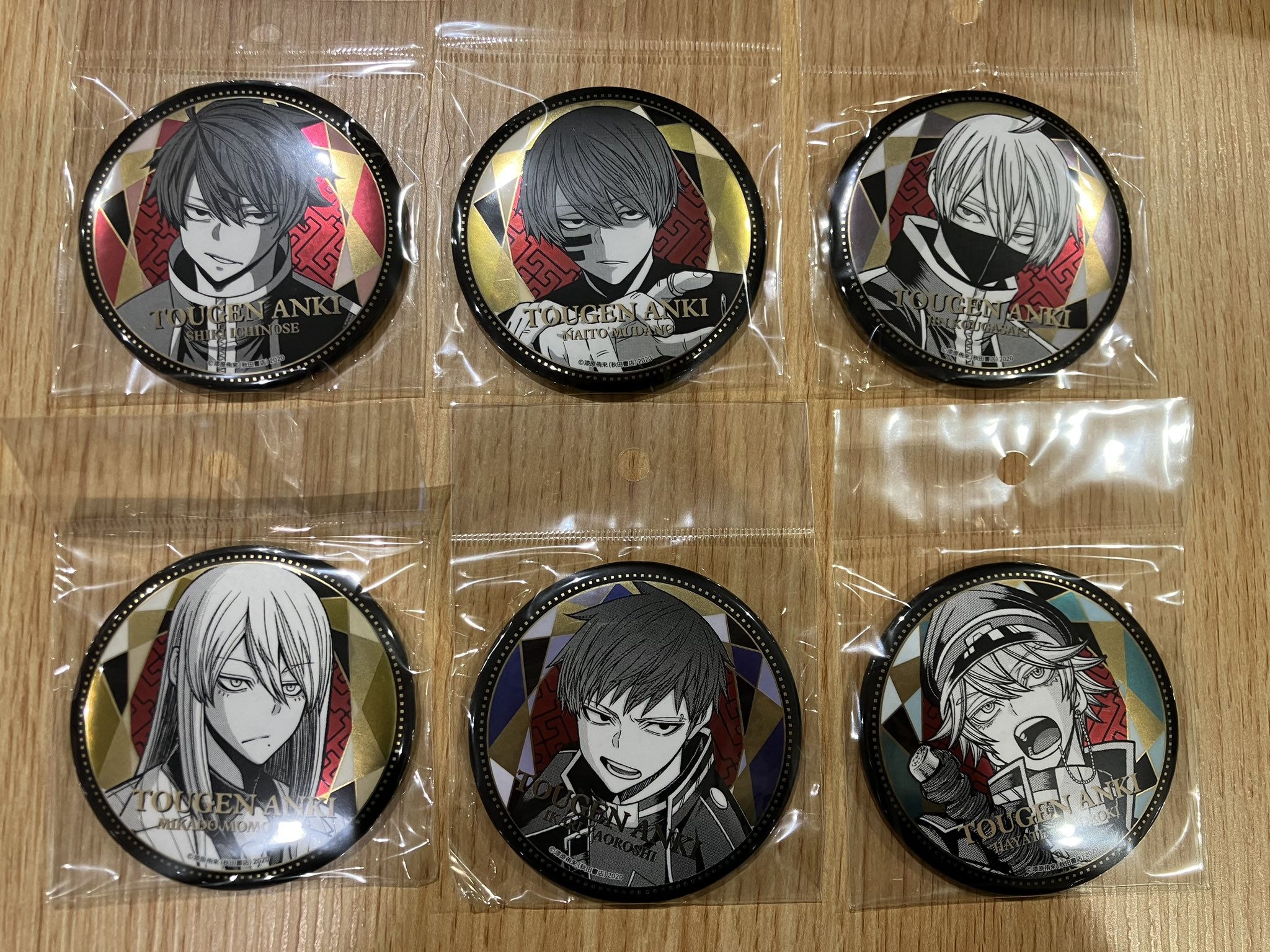 桃源暗鬼 皇后崎 迅 シブツタ 限定 缶バッジ 渋谷 TSUTAYA ツタヤ