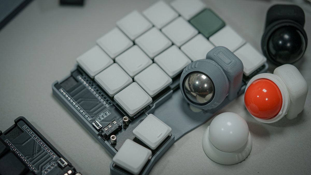 外作業（バッグに入れっぱ）用として、EDC・keyball（2台目）の育成に