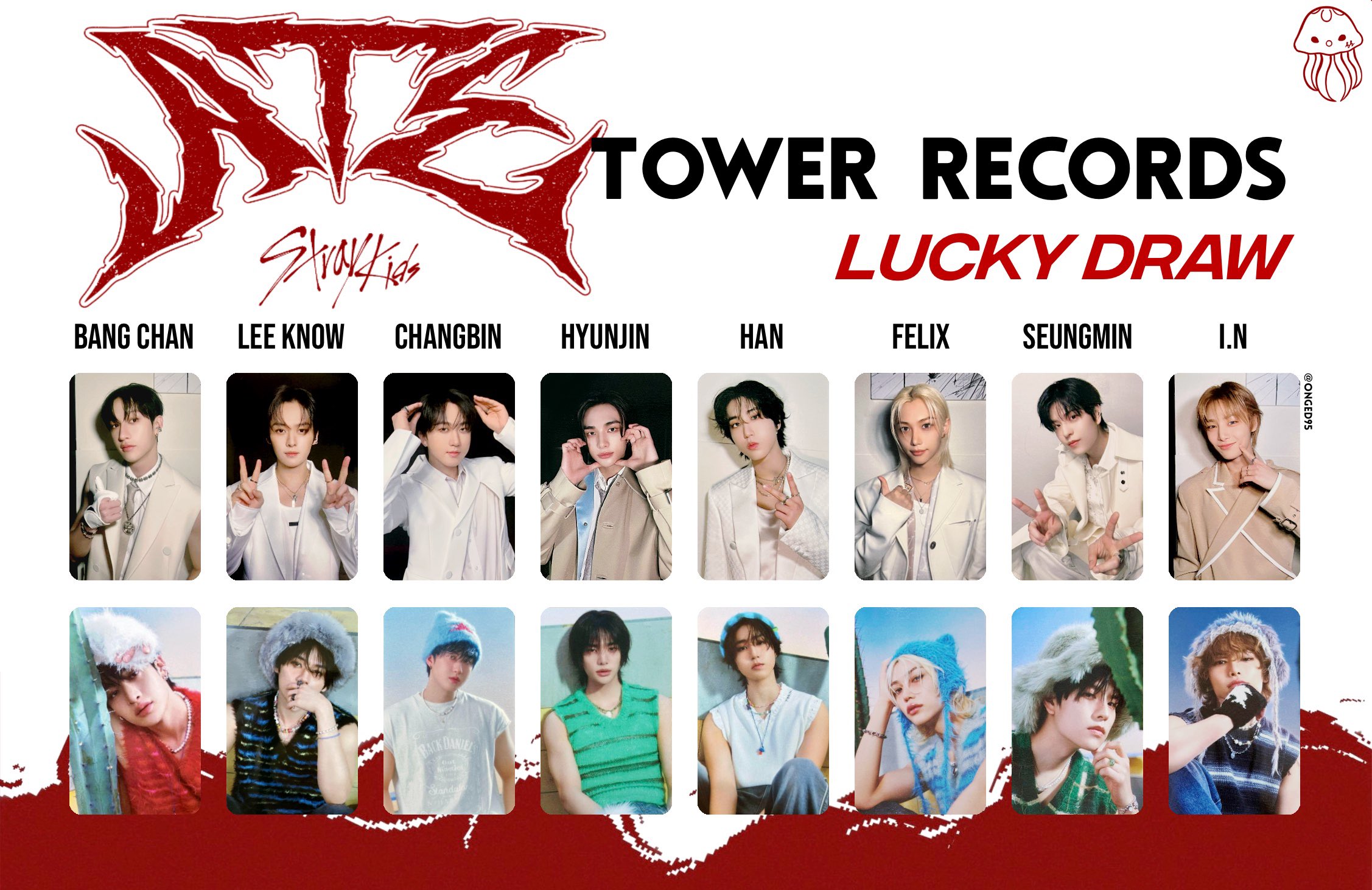 スキズ SKZHOP トップ HIPTAPE 合( ラキドロ コンプ 9種セット