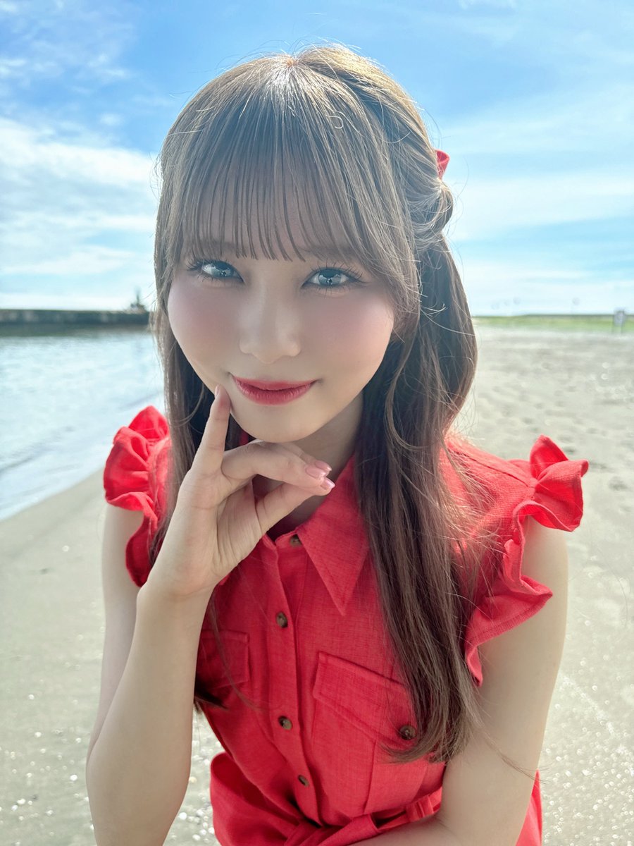 大場花菜 たからつり ビック生写真 海とレモンティー 直筆 ヨリ 大場