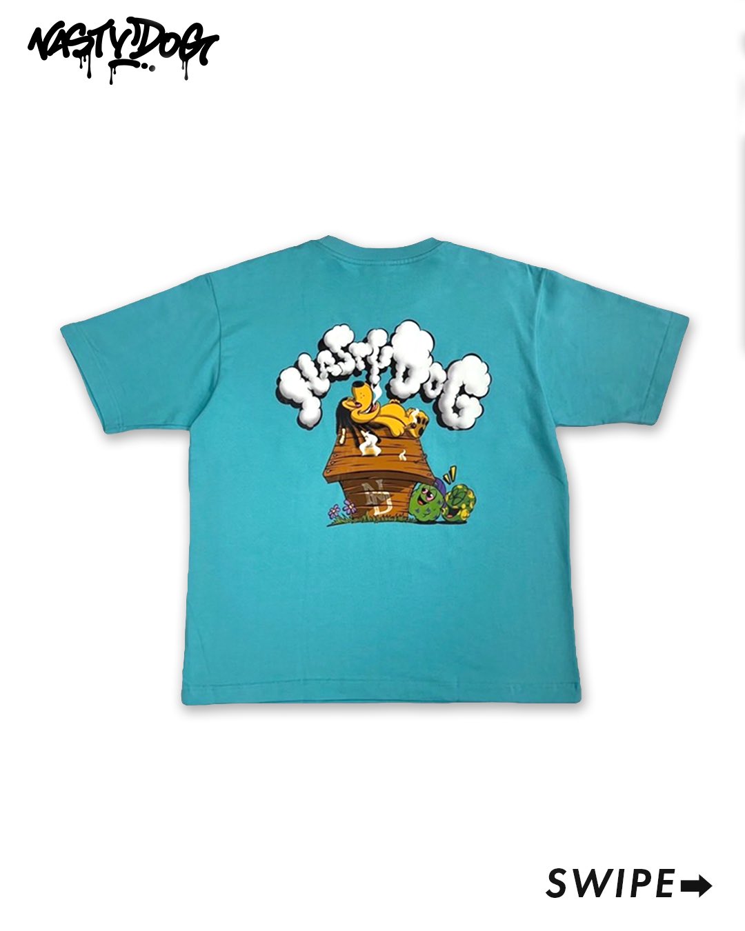 ナスティードッグ NASTY DOG 原宿店限定 Tシャツ Mサイズ NastyDog