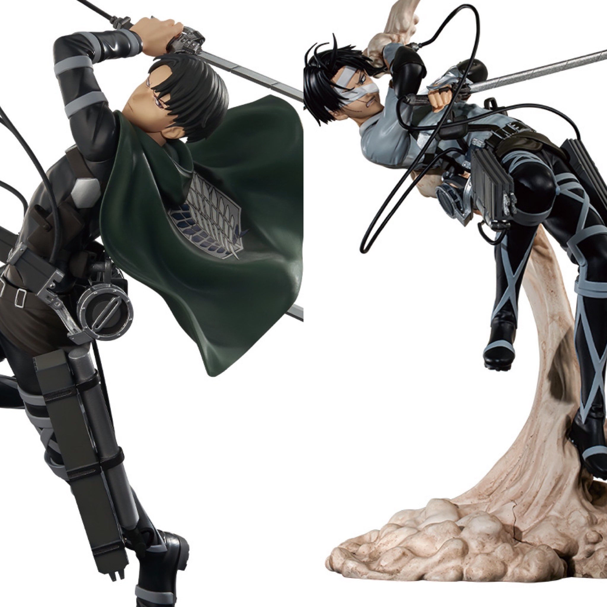 新品未開封」一番くじ進撃の巨人地鳴らしB賞リヴァイ、おまけ付き 一番