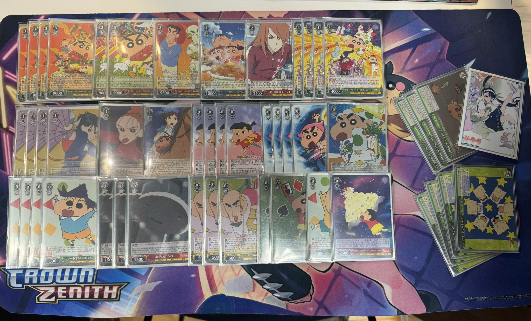 ヴァイスシュヴァルツ WS クレヨンしんちゃん 門電源 8電源 デッキ