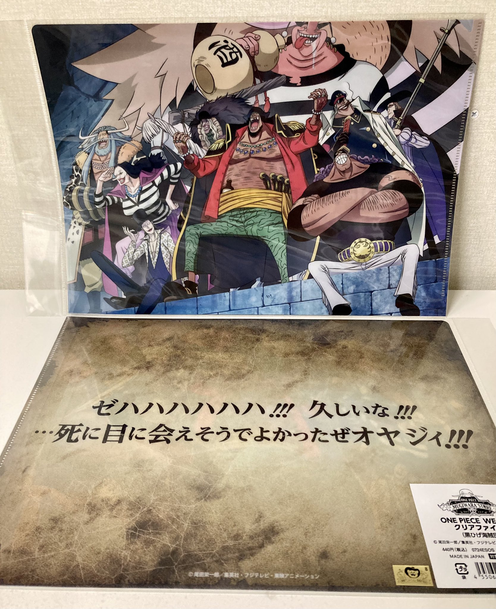 TGC熊本 ONE PIECE コラボカフェ限定 クリアファイル 熊本