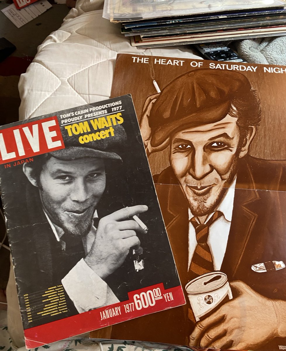 1977年☆当時物 TOM WAITS トムウェイツ 額付 オリジナル ポスター