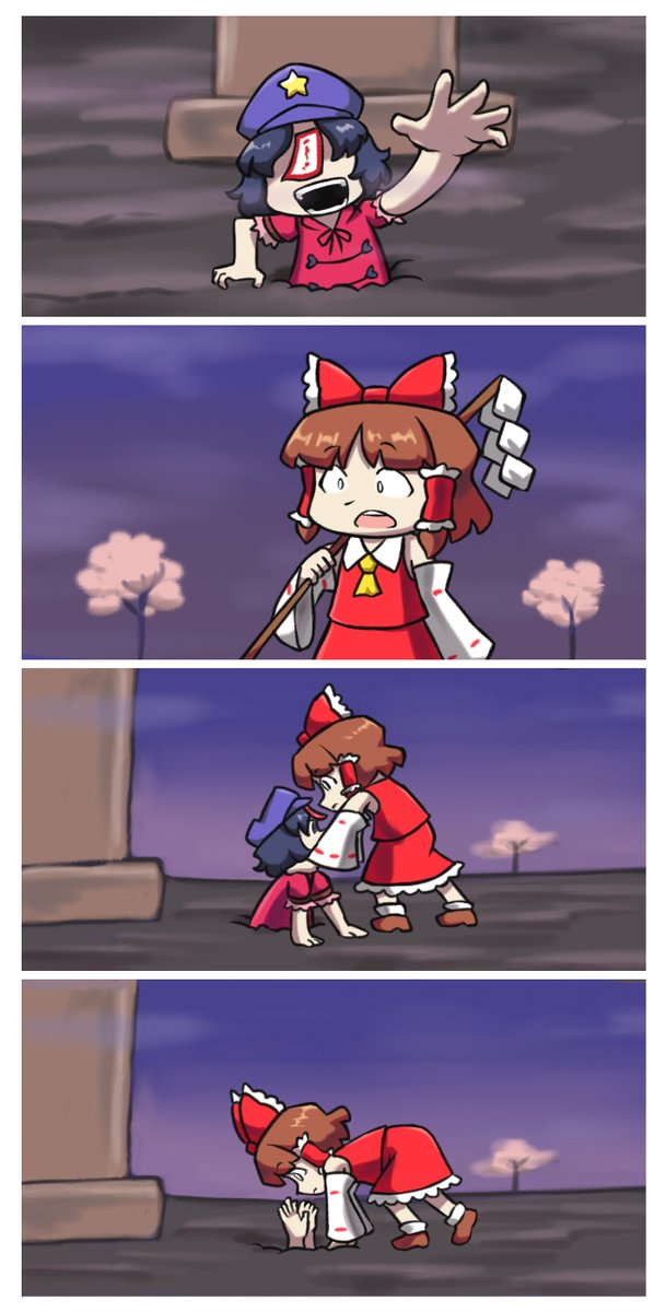 Zombie apocalypse is over. 😌 #Touhou #東方Project