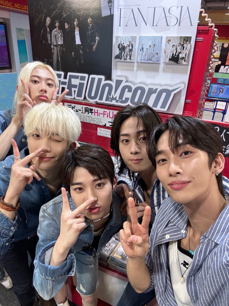 ハパユ ヒョンユル サイン入りチェキタワレコ渋谷 Hi-Fi Un!corn